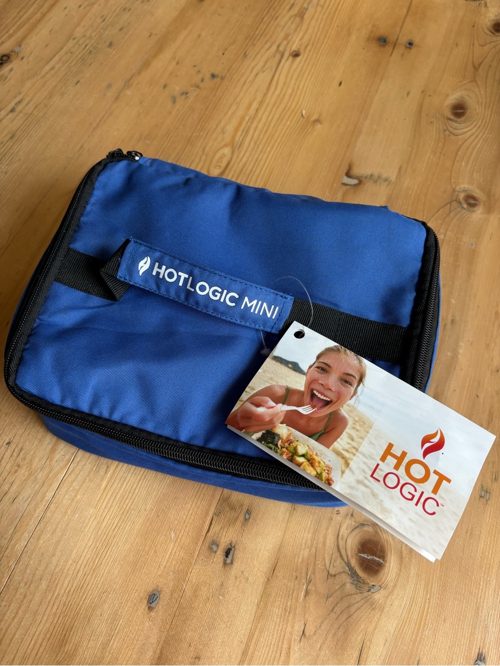 HOTLOGIC MINI Mini Heated Lunch Box-
Portable Electric Food Warmer In Blue
